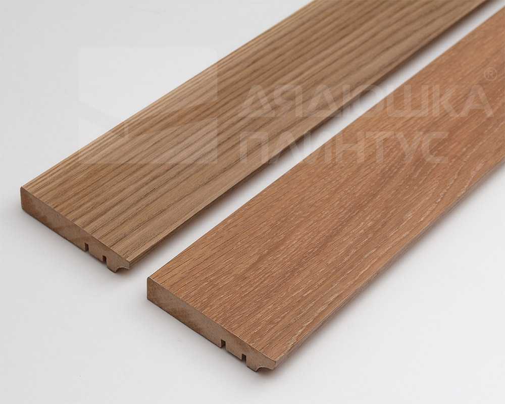 Плинтус МДФ Волшебная палочка. Гарден 60 мм. 207 Ясень бриллиантовый