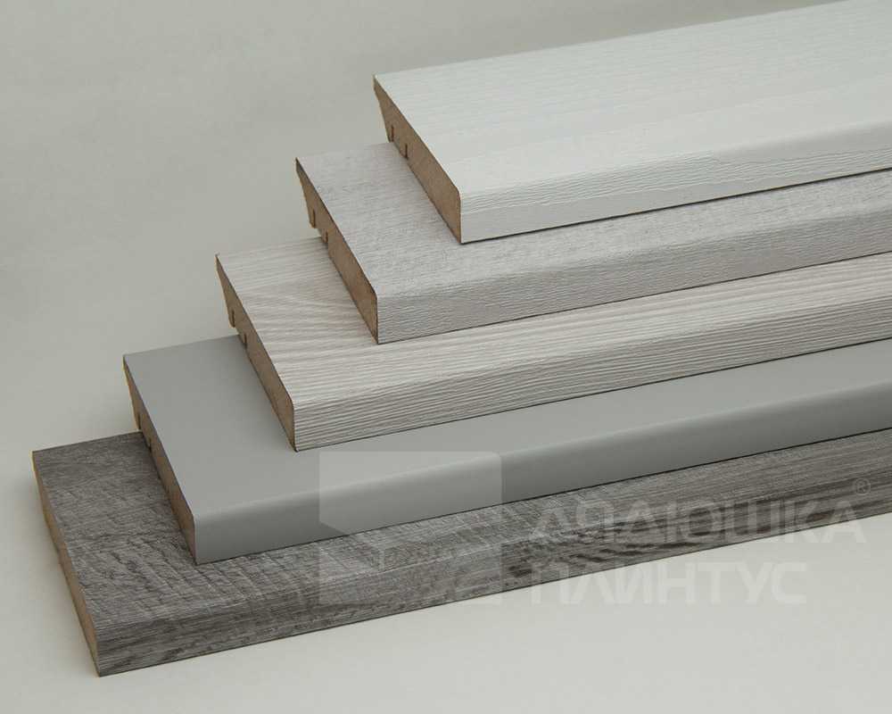 Плинтус МДФ Волшебная палочка. Гарден .145 Белоснежный ясень