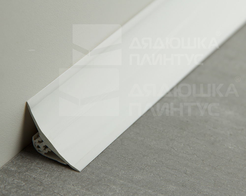 Плинтус для столешниц ПВХ ИДЕАЛ 25*25 3,0м 001 Белый