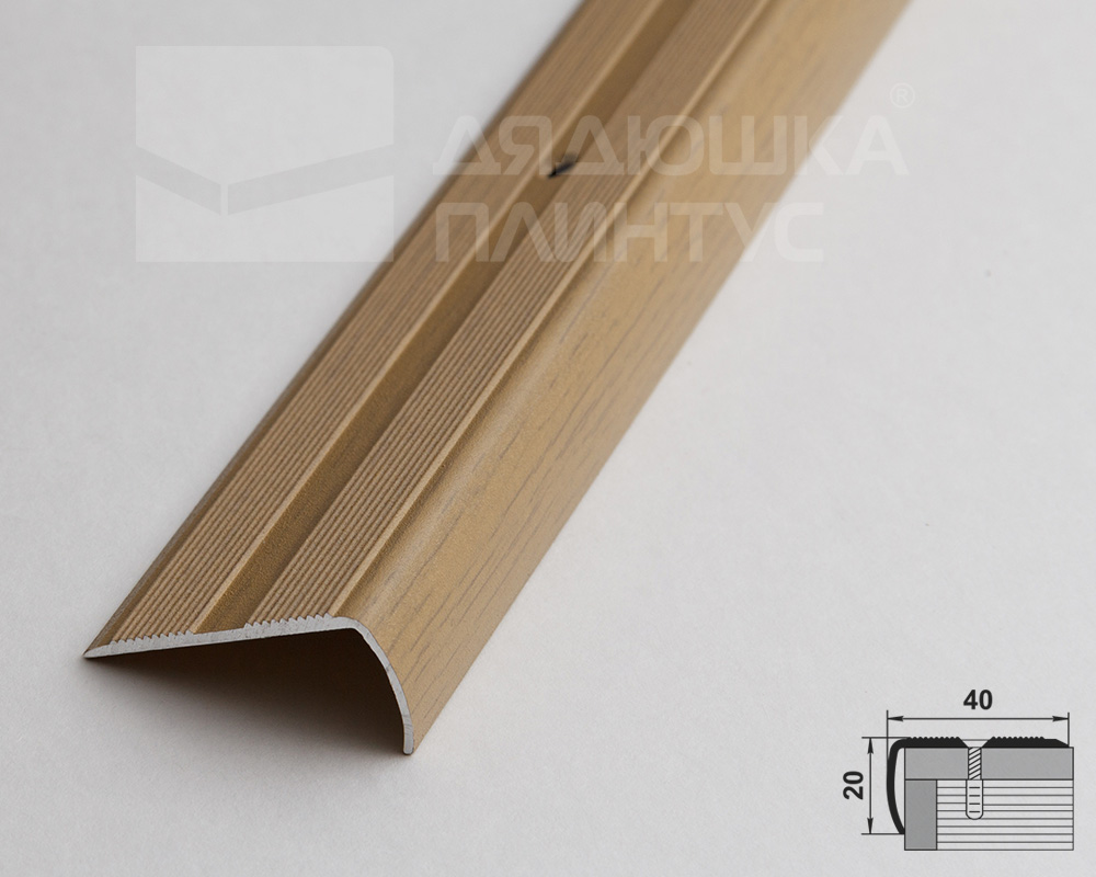 Порог угловой ПУ 06.900.085 Клен