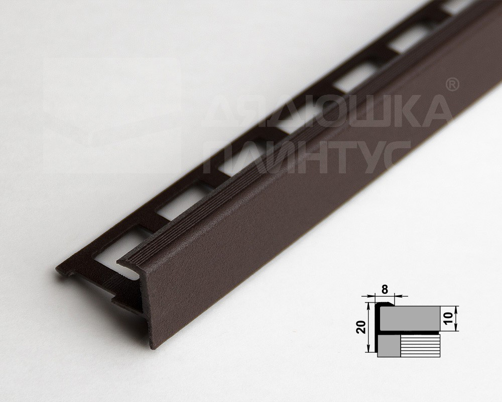 Профиль окантовочный ПУ 13.2700.03 Шоколад