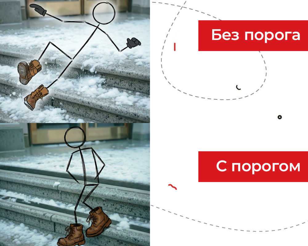 Порог одноуровневый ПС 08.2700.001 Без покрытия