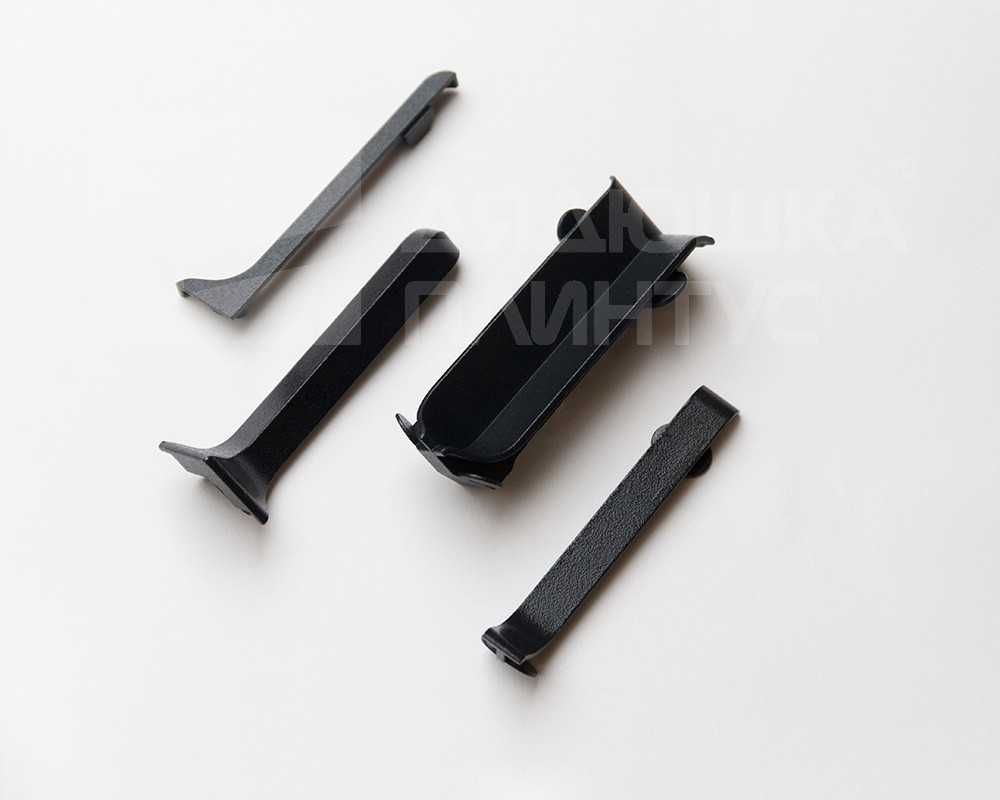 Заглушка для ПЛ-80 (лев) черный муар.