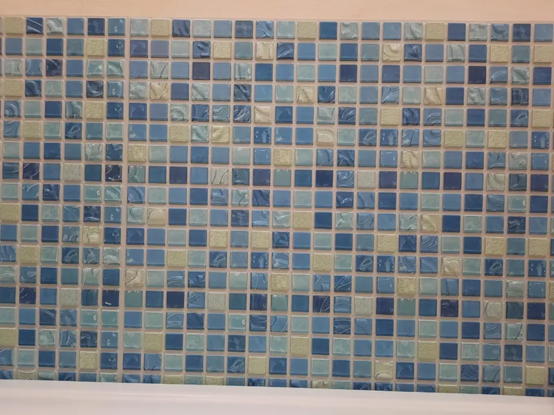 Панель ПВХ ГРЕЙС 955*480 10шт/уп Мозаика Синяя. Цена указана за 4,7 м²