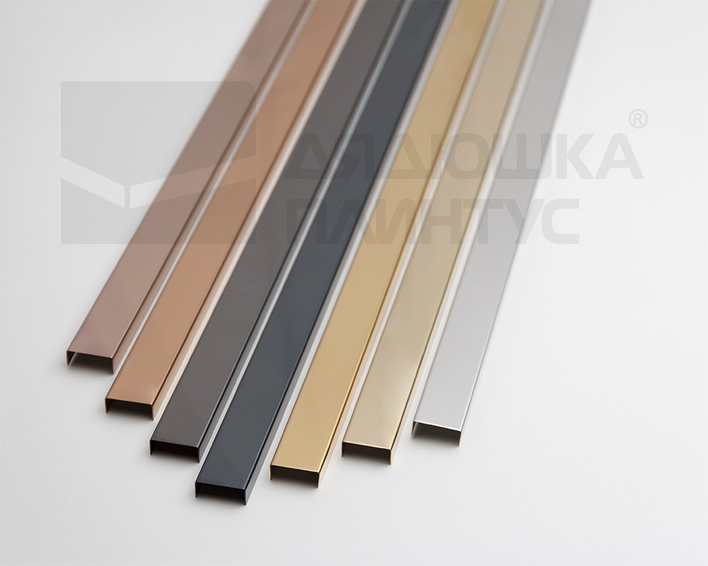 Профиль П-образный Волшебная палочка MSPP 04-8.2700 Коричневый блестящий