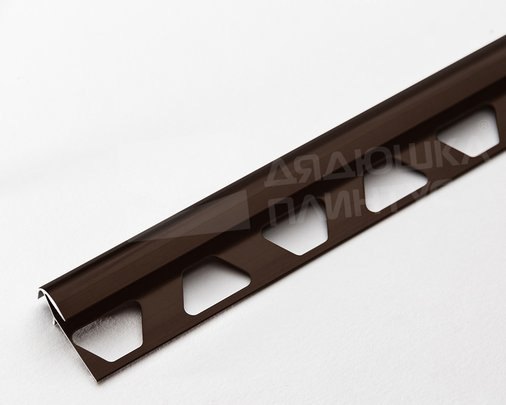 Профиль окантовочный ПО-10х10 серебро/мат 2,7