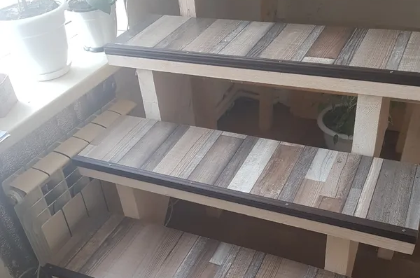 Порог угловой ПУ 03.900.045 Дуб дымчатый