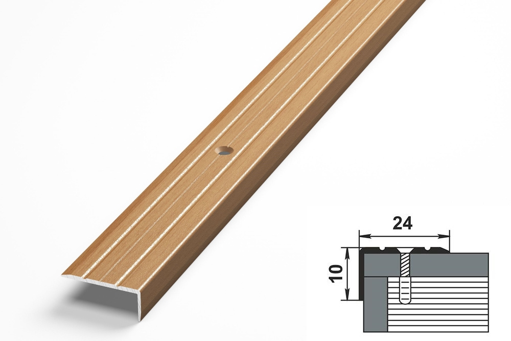 Порог угловой ПУ 01.2700.283 Бук