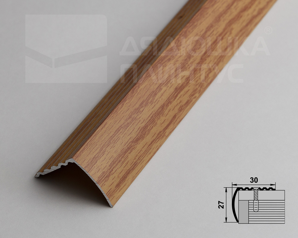 Порог угловой ПУ 04.1800.084 Дуб универсальный