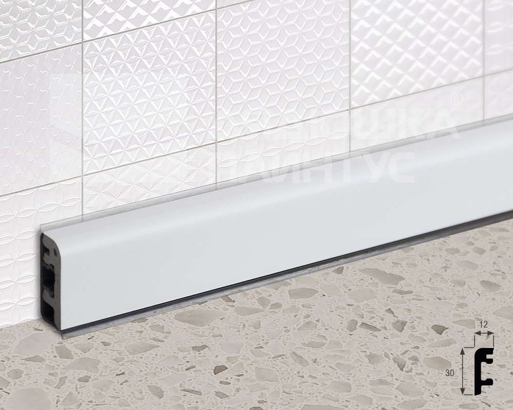 Кухонный плинтус Thermoplast AP630-1110 Белый матовый