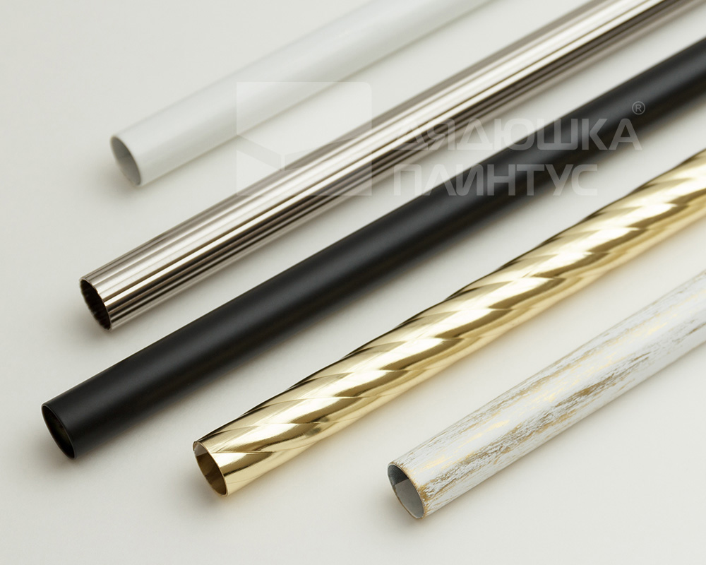 Карниз двухрядный кованый УЮТ d25мм 2,8м Сталь