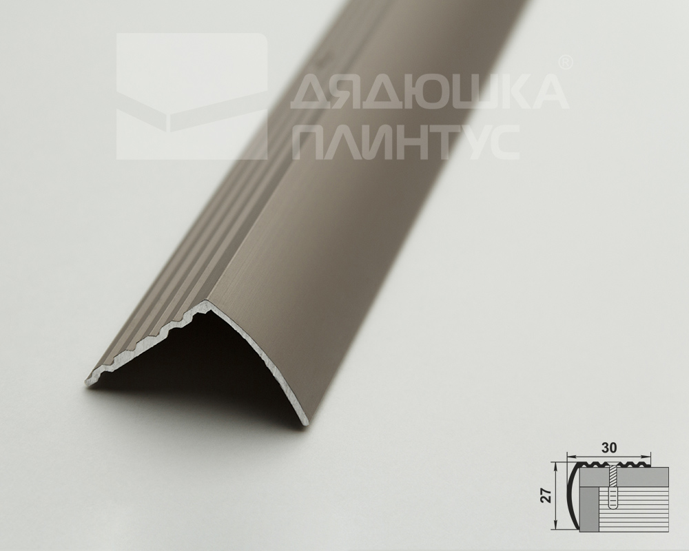 Порог угловой ПУ 04.1800.042л Шампань