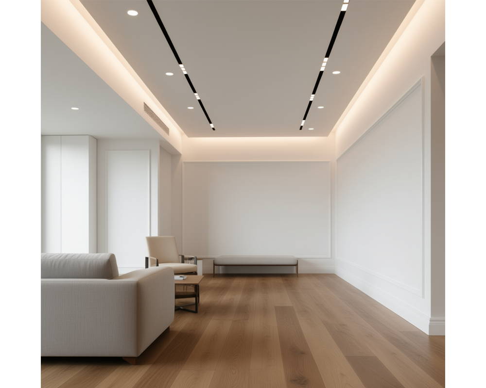 Плинтус ПОЛИСТИРОЛ HI WOOD B90 90мм х 15мм х 2,0м. Окраска включена в стоимость