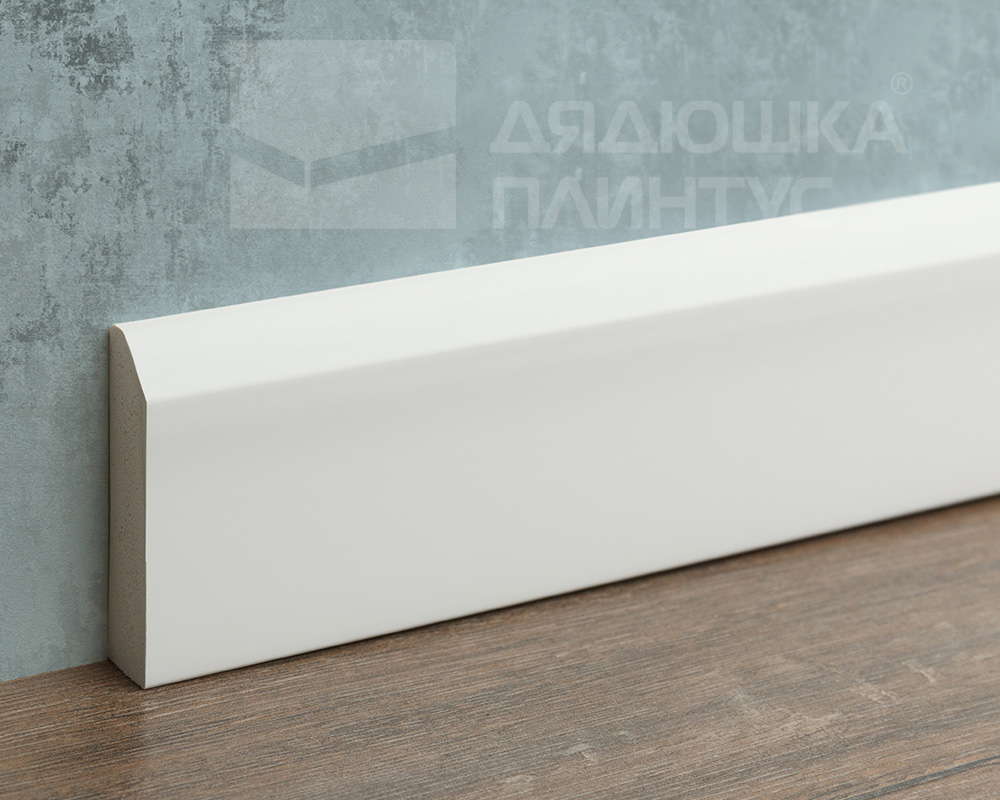 Плинтус из полистирола высокой плотности Волшебная Палочка 58*13*2000. MSPOL 105 Белый под покраску