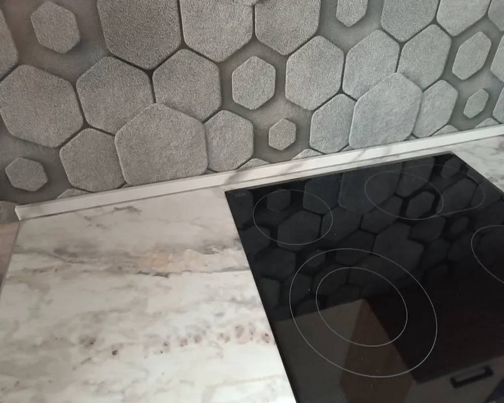 Кухонный плинтус Thermoplast AP630-1110 Белый матовый