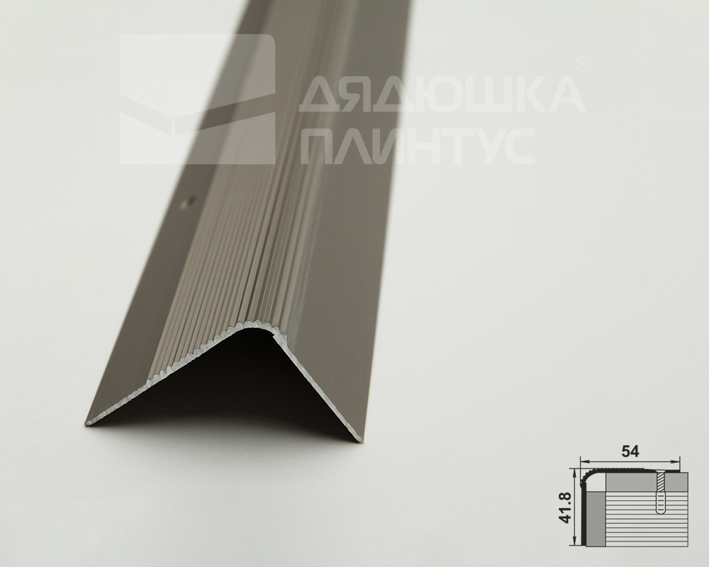 Порог угловой ПУ 02.1800.042л Анод шампань