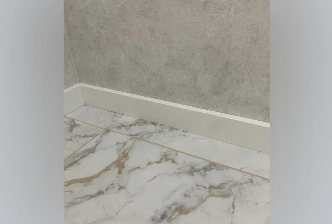 Плинтус МДФ Волшебная палочка. Гарден 200 Белый