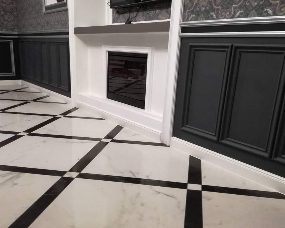 Плинтус ХДФ Dollken Cubu Hamburg Style 100 мм х 2,5 м 5012 Белый