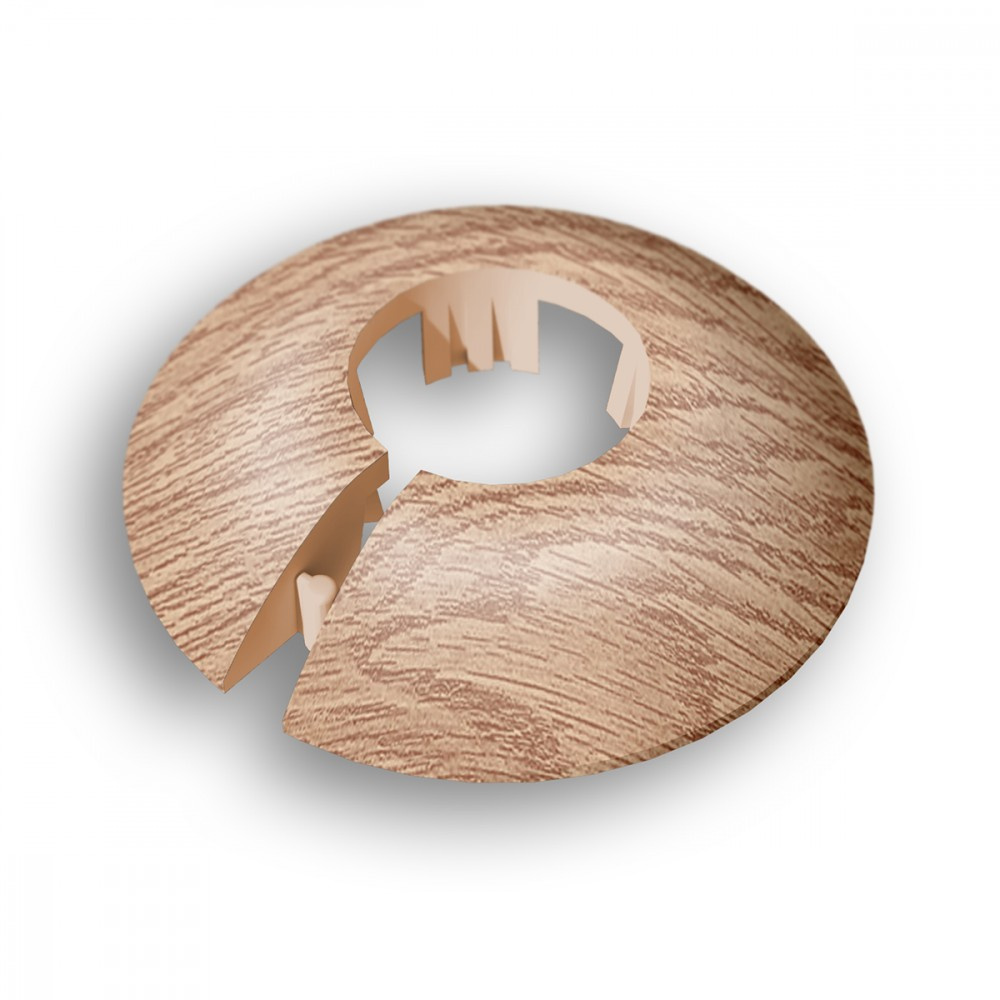 Обвод для труб 3/4 ПВХ ИДЕАЛ 28мм 203 Дуб Беленый