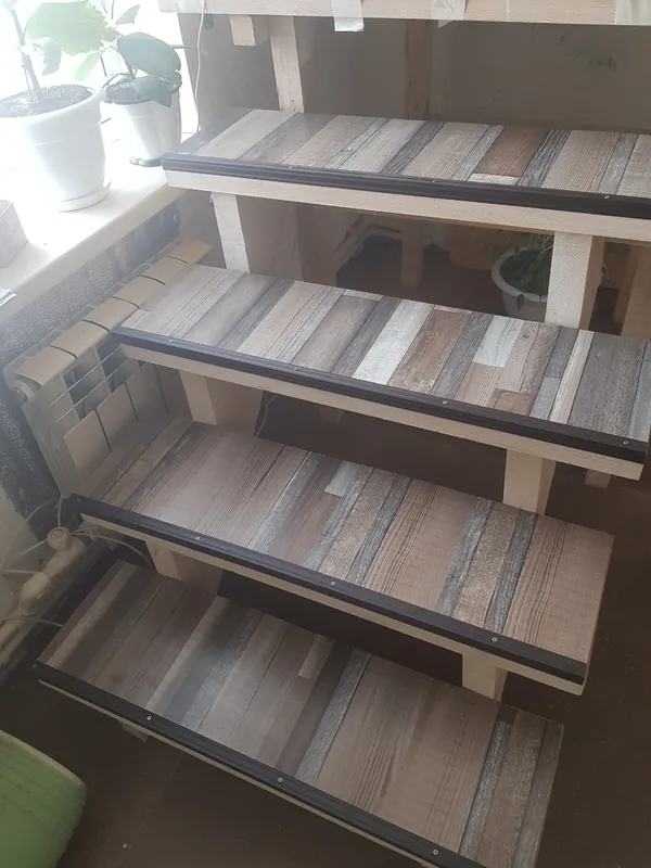 Порог угловой ПУ 05.900.091 Дуб темный