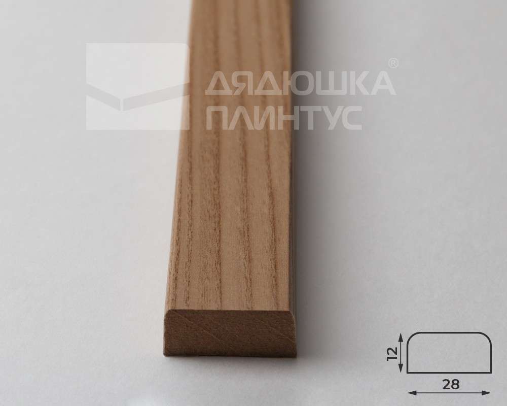 Профиль МДФ ACUPAN PSF 61.08.25401.95 12х25х2760 мм Эльм натуральный