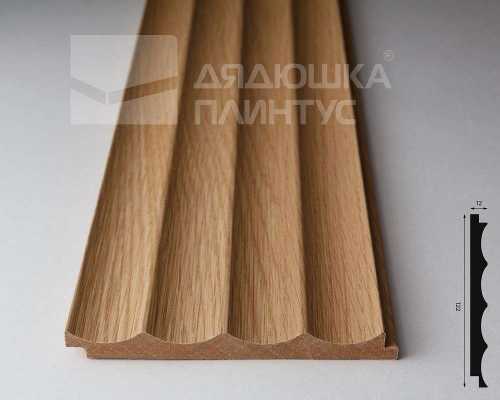 Панель МДФ ACUPAN 61.08.122506.93 волны 12х122х2760 мм Дуб Слик