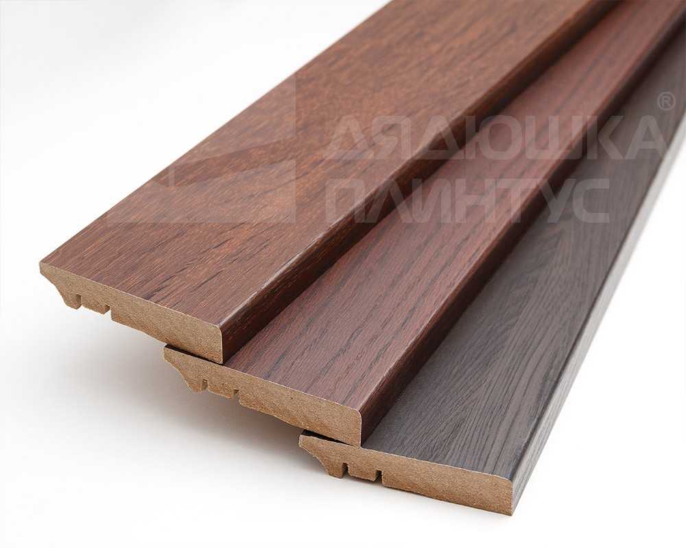 Плинтус МДФ Волшебная палочка Гарден 60 мм. 204 Ясень серый