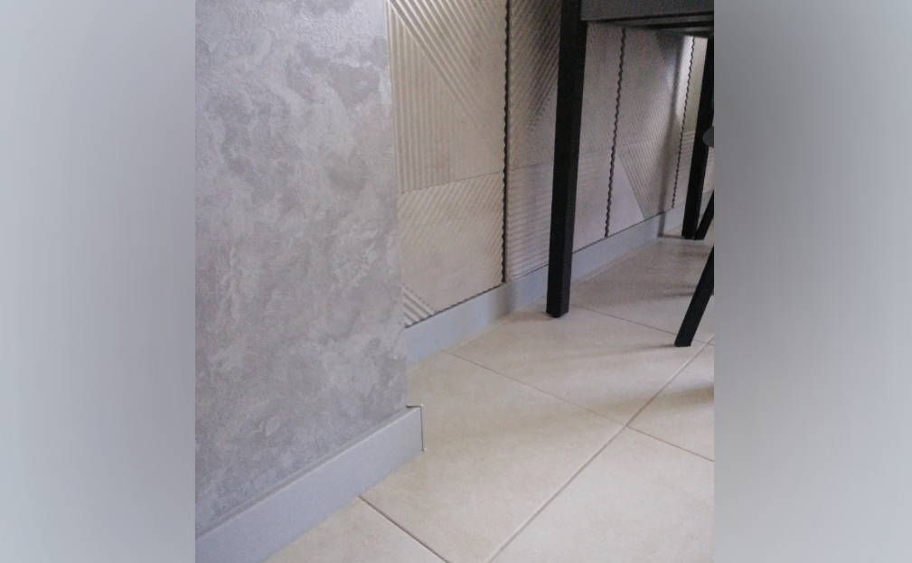 Плинтус округлый ПВХ Дюра ИДЕАЛ 80мм 2,2м  001 Белый