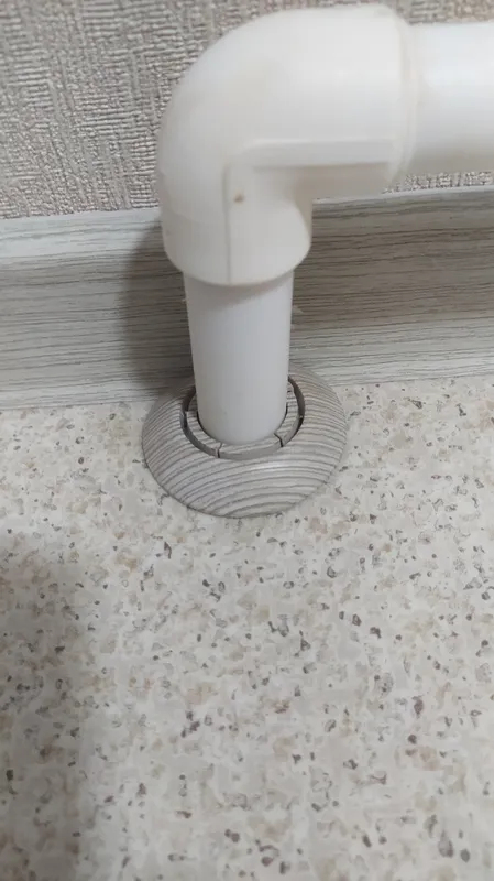 Розетта для труб ПВХ Грейс D16 102 Ольха серая