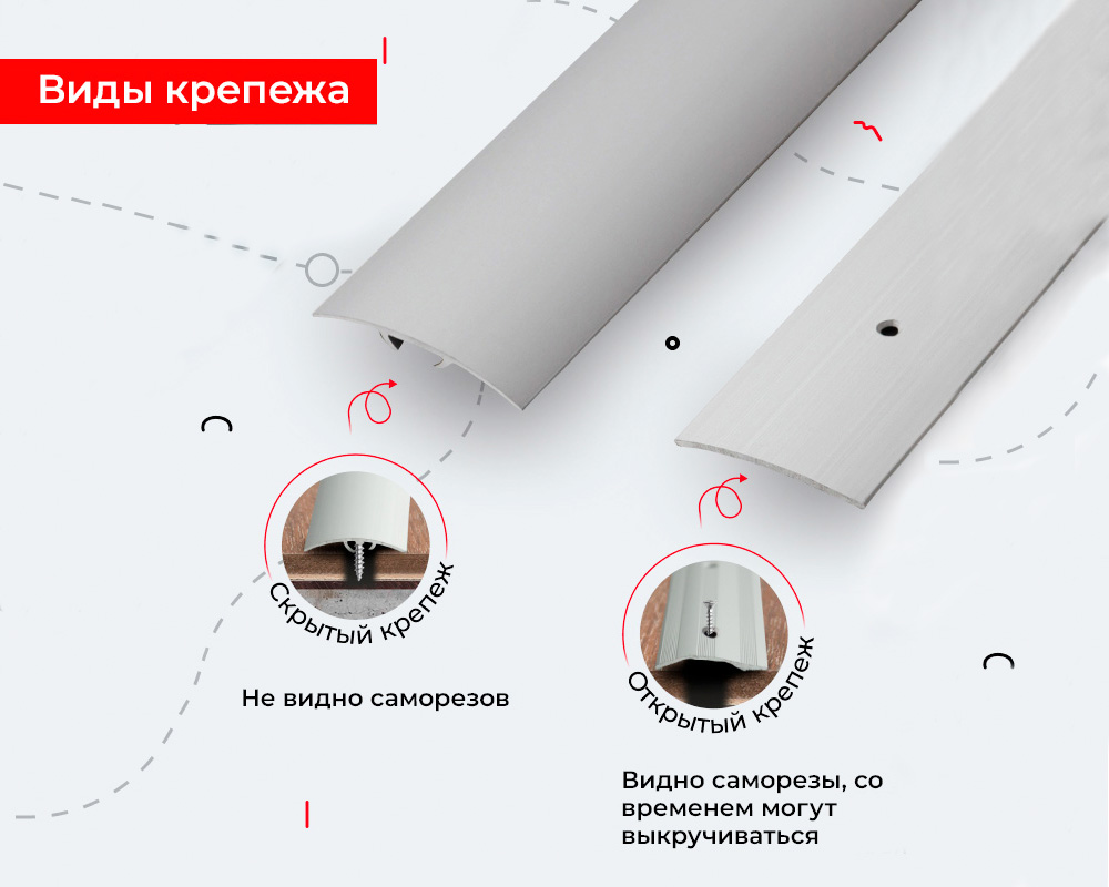 Порог разноуровневый ПР 02.1800.02 Золото