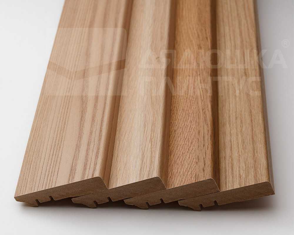 Плинтус МДФ Волшебная палочка Гарден 60 мм.206 Дуб коричневый