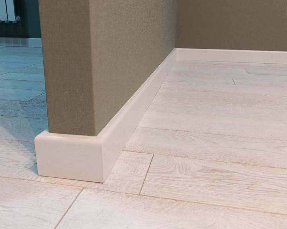 Плинтус МДФ Волшебная палочка. Гарден 200 Белый