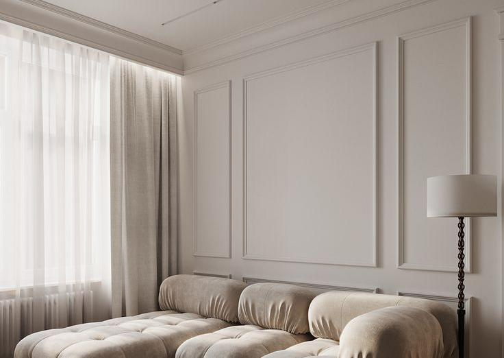 Молдинг из полистирола высокой плотности HI WOOD TR20 20мм х 20мм х 2,0м. Покраска под заказ