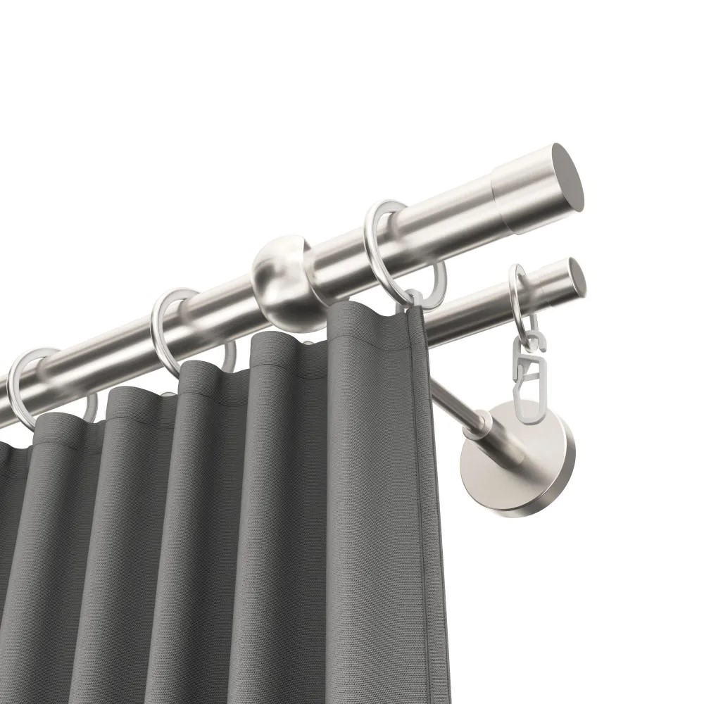 Карниз двухрядный кованый УЮТ d16мм 2,4м Сталь