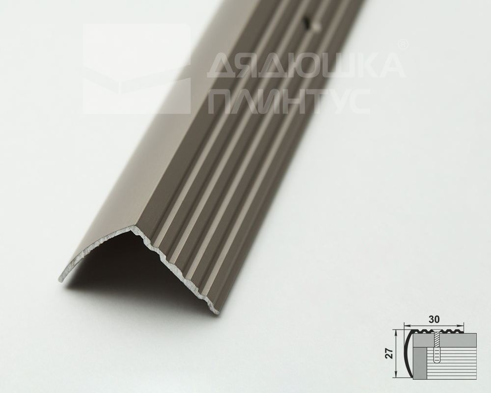 Порог угловой ПУ 04.1800.042л Шампань