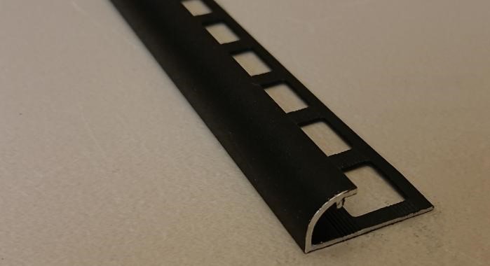 Профиль окантовочный Волшебная палочка Expert MSPKE 03-12K.2700.15 12Kмм 2,7м Чёрный