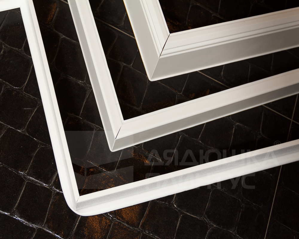 Плинтус ХДФ Dollken Cubu Hamburg Style 100 мм х 2,5 м 5012 Белый