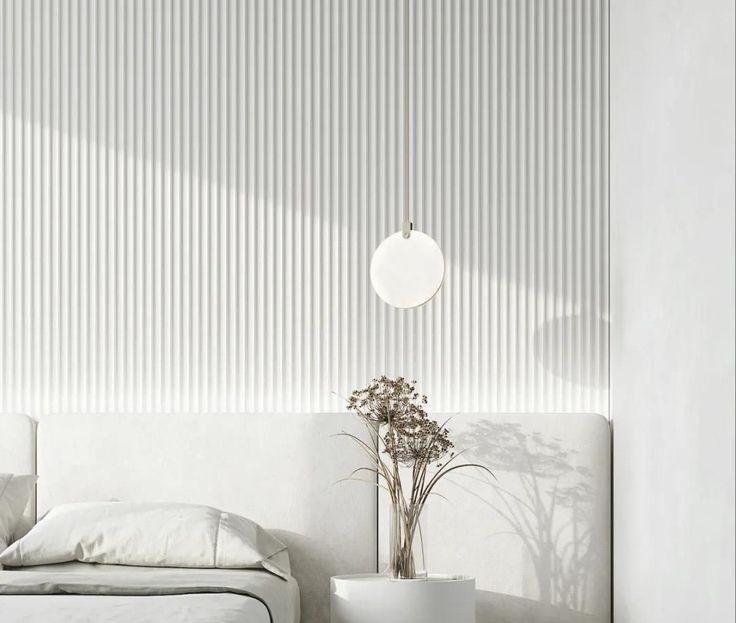 Стеновая панель МДФ. 2760*122*12мм AP122506.91 Белый под покраску