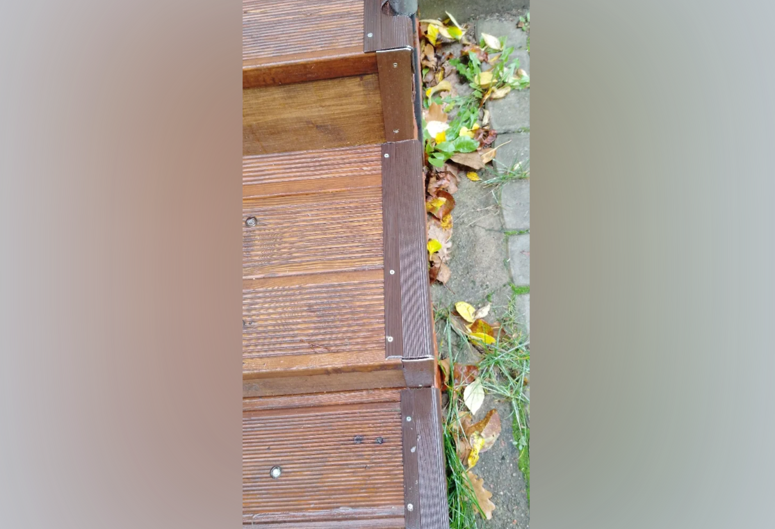 Порог угловой ПУ 02.1800.091 Дуб темный