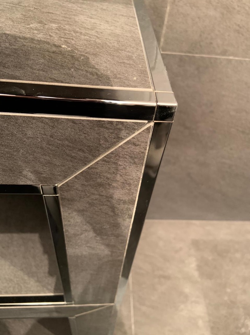 Капсула для прямоугол. профиля 10 мм Серый Tiltex CPJQSBX 10/2