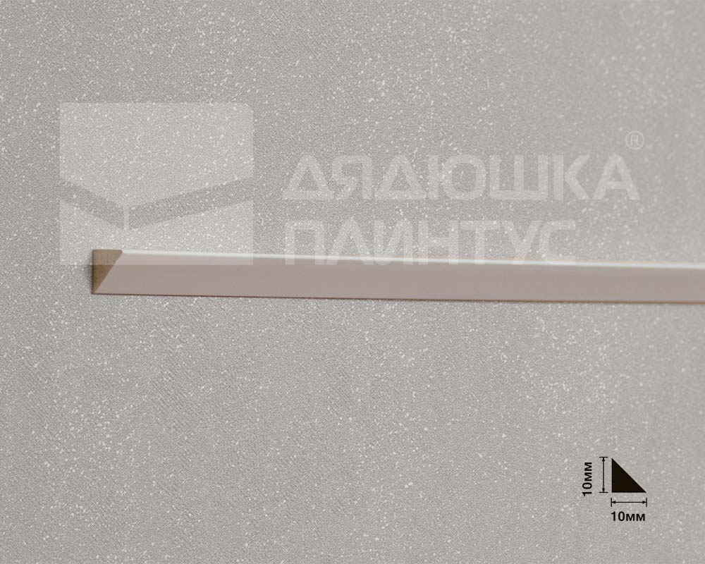 Молдинг из полистирола высокой плотности HI WOOD TR10 10мм х 10мм х 2,0м.